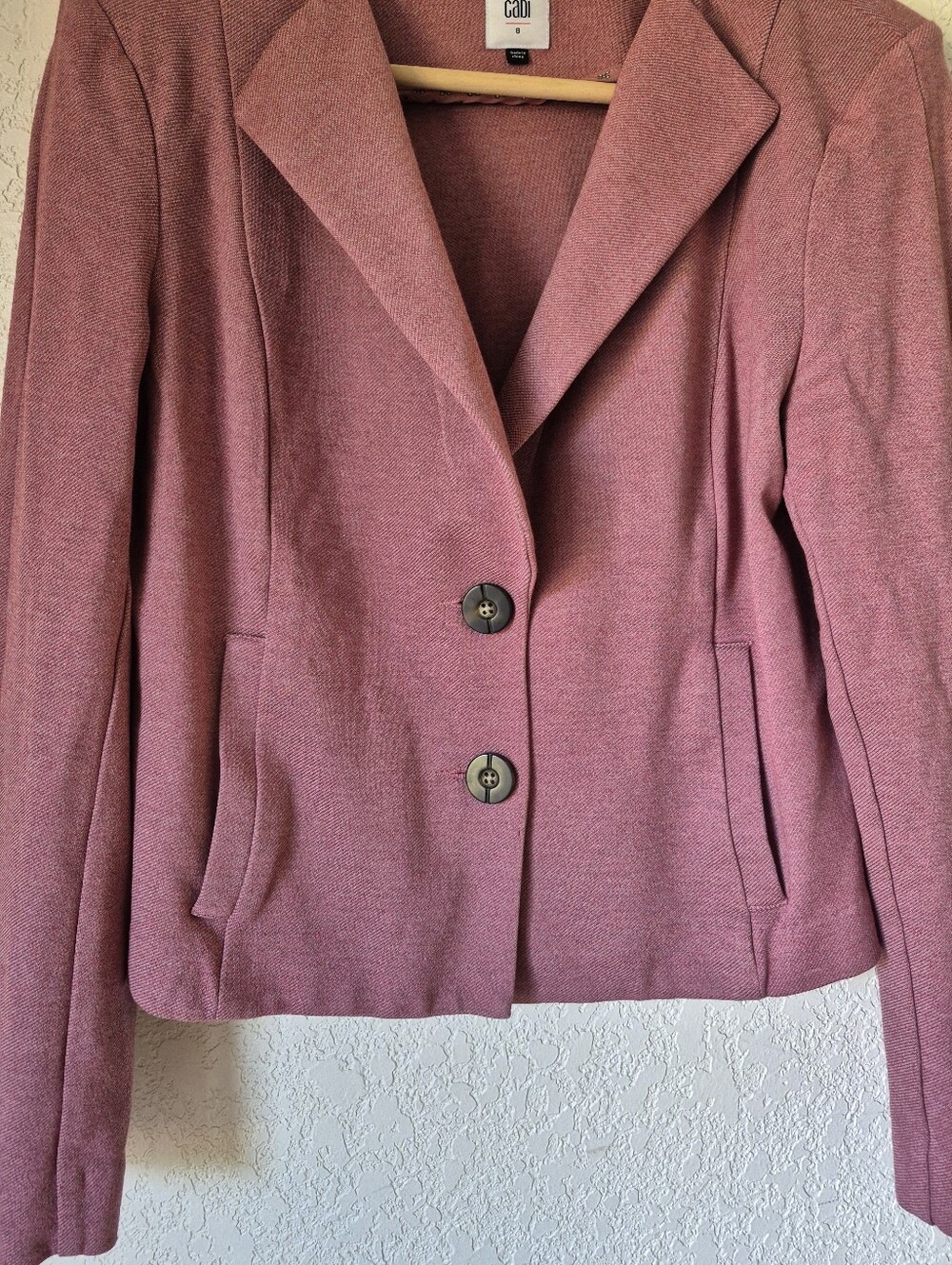 NWOT CABI Applaud Mauve Pink Blazer Jacket Womens Size 8 - Picture 5 of 9